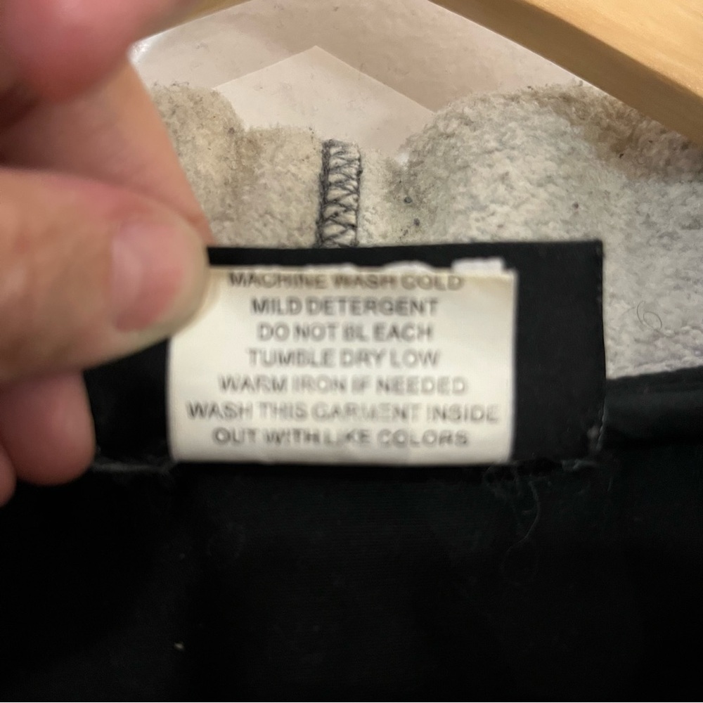 The Hundreds Black Hooded Jacket with Adam Bomb Graphic patch - Picture 8 of 8